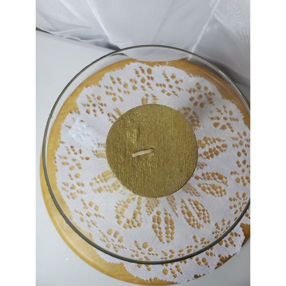 Victorian Look Cast Metal BELL JAR Candle Holder Hurrican Southern Living Style - Picture 14 of 16